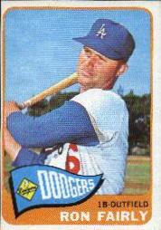 1965 Topps Baseball Cards      196     Ron Fairly